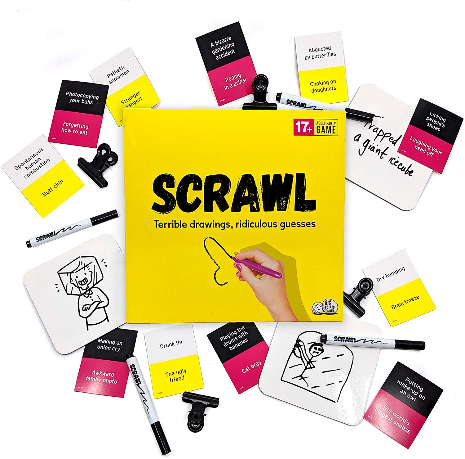 Scrawl board game review: a filthy-minded romp through the