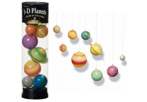 3D Glowing Planets