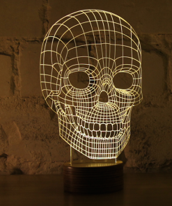 skull lamp