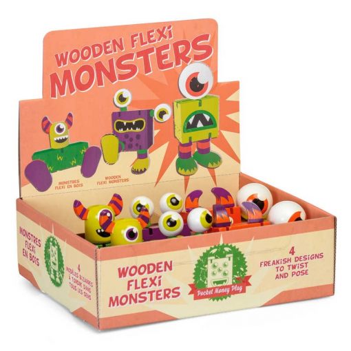wooden flexi monsters