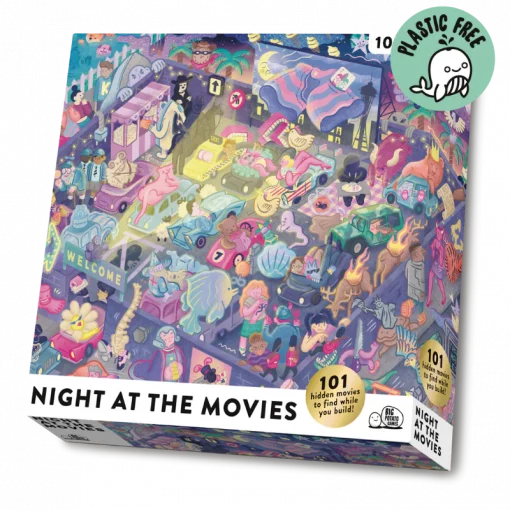 night at the movies jigsaw 1000pc
