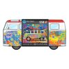 vw bus tin with puzzle wave hopper