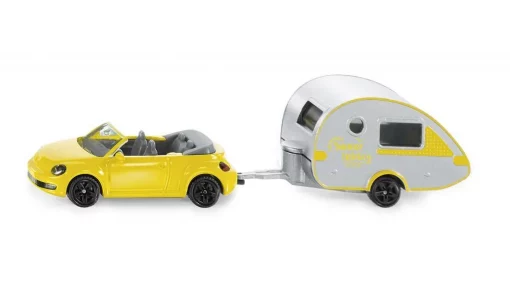VW Beetle with Caravan