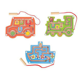 Bigjigs Toys Wooden Magnetic Labyrinth (One Supplied)