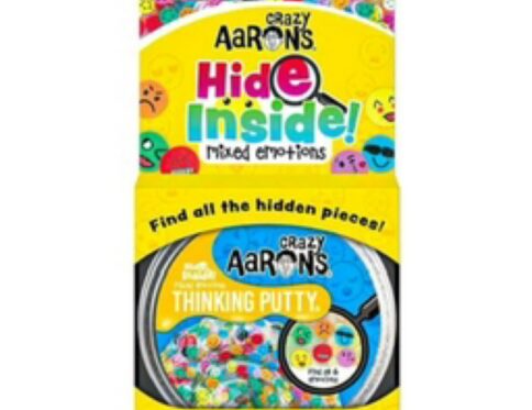Crazy Aarons Hide Inside Mixed Emotions Thinking Foam 90g in Tin Non Toxic Play