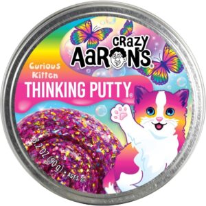 Crazy Aaron ' S Trendsetters Putty Pets Curious Kitten