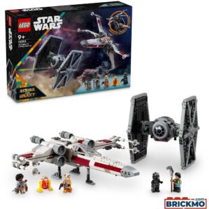 LEGO Star Wars TIE Fighter & X-Wing Mash-Up Kids ' Buildable Spaceships, Special Design Starfighters, Gift Idea for Boys