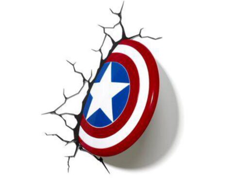 3DLIGHTFX Marvel Avengers Captain America 3D Deco Light