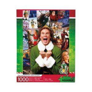 Aquarius Elf Collage Puzzle (1000 Piece Jigsaw Puzzle) - Glare Free - Precision Fit - Officially Licensed Elf Merchandise & Collectibles