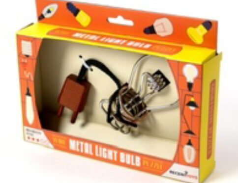 Metal Light Bulb Puzzle