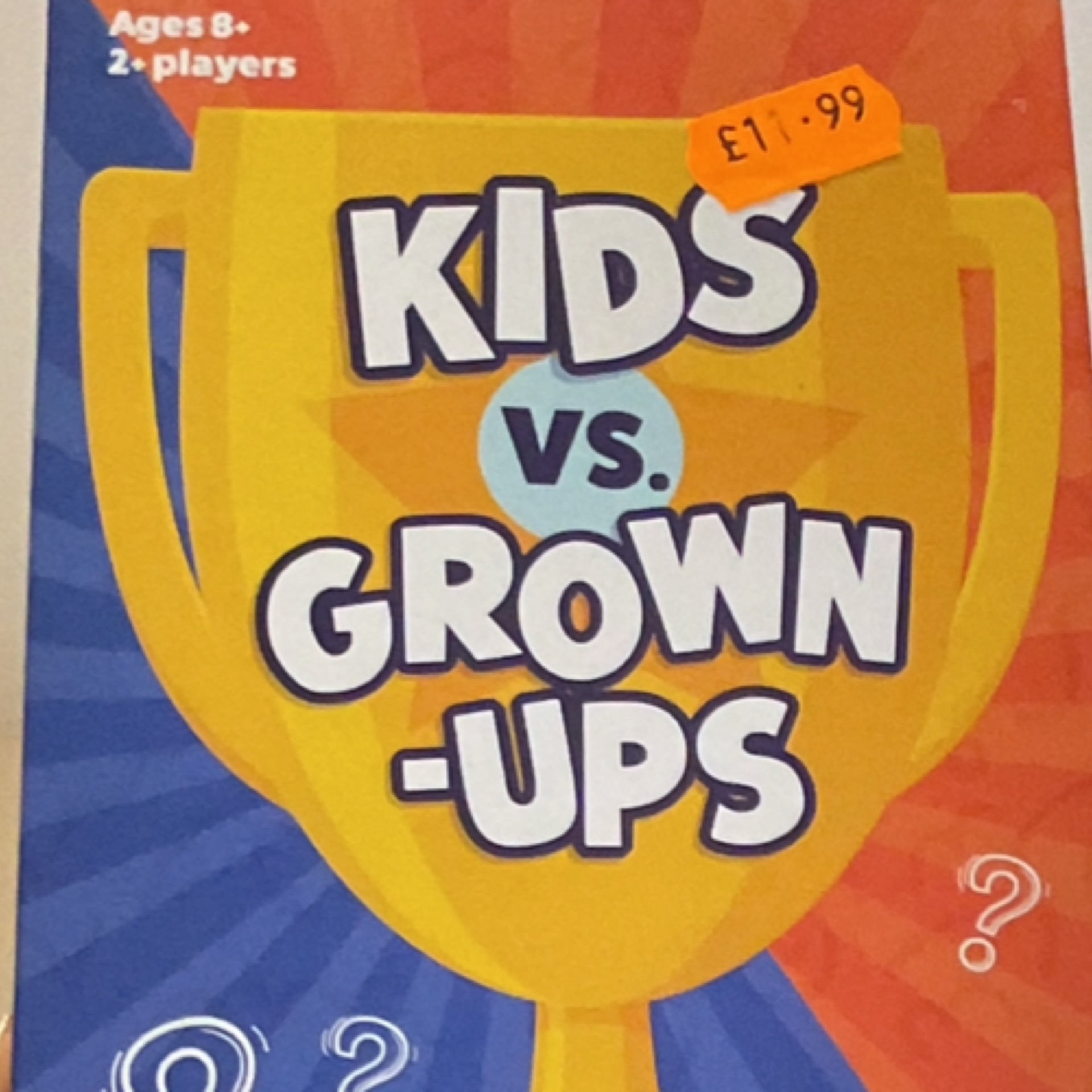 Kids vs grown up