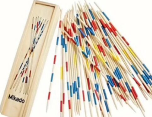 mikado sticks.